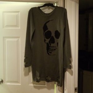 Skull sweater dress from Hot Topic